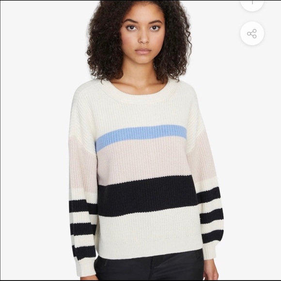 Sanctuary Striped Sweater Oversized - M - Picture 9 of 14